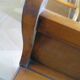 Rare entrance bench - Old chest bench - toy chest - oak color