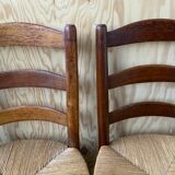 Set of 4 mulched chairs