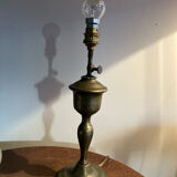 Brass lamp foot