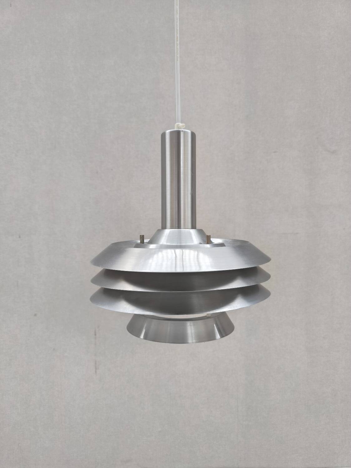 Suspension Aluminium par Lyskaer Belysning 1960s
