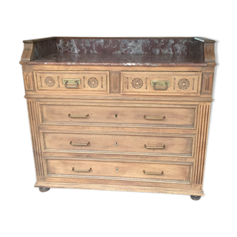 Marble chest of drawers