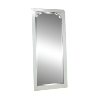 Large beveled art deco mirror