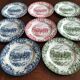 8 Johnson Bros "Coaching Scenes" English dessert plates