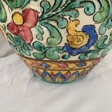 Polychrome floral vase Cerart Monaco