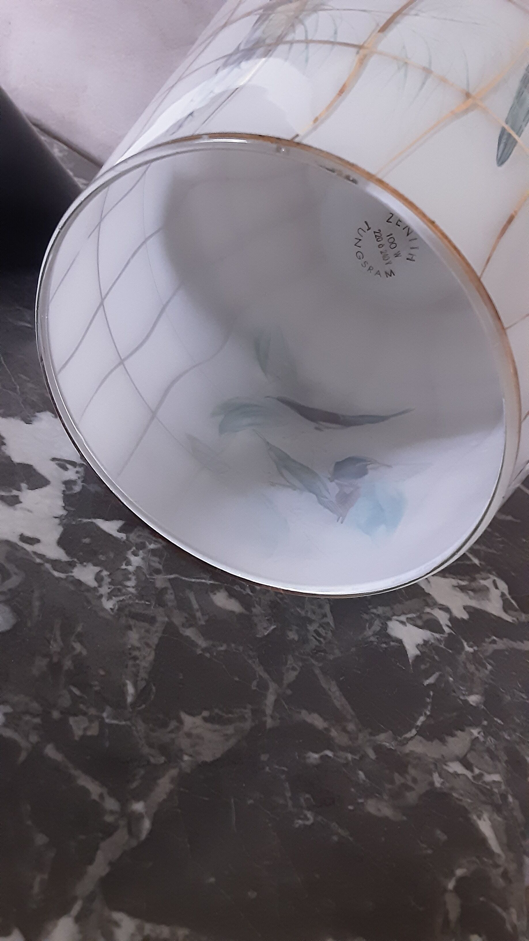 Suspension in opaline - year 60