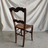 Mulched wooden chair