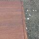 Vintage chest of drawers from the 50s in solid oak legs compass 4 drawers