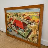 Pedagogical school poster frame