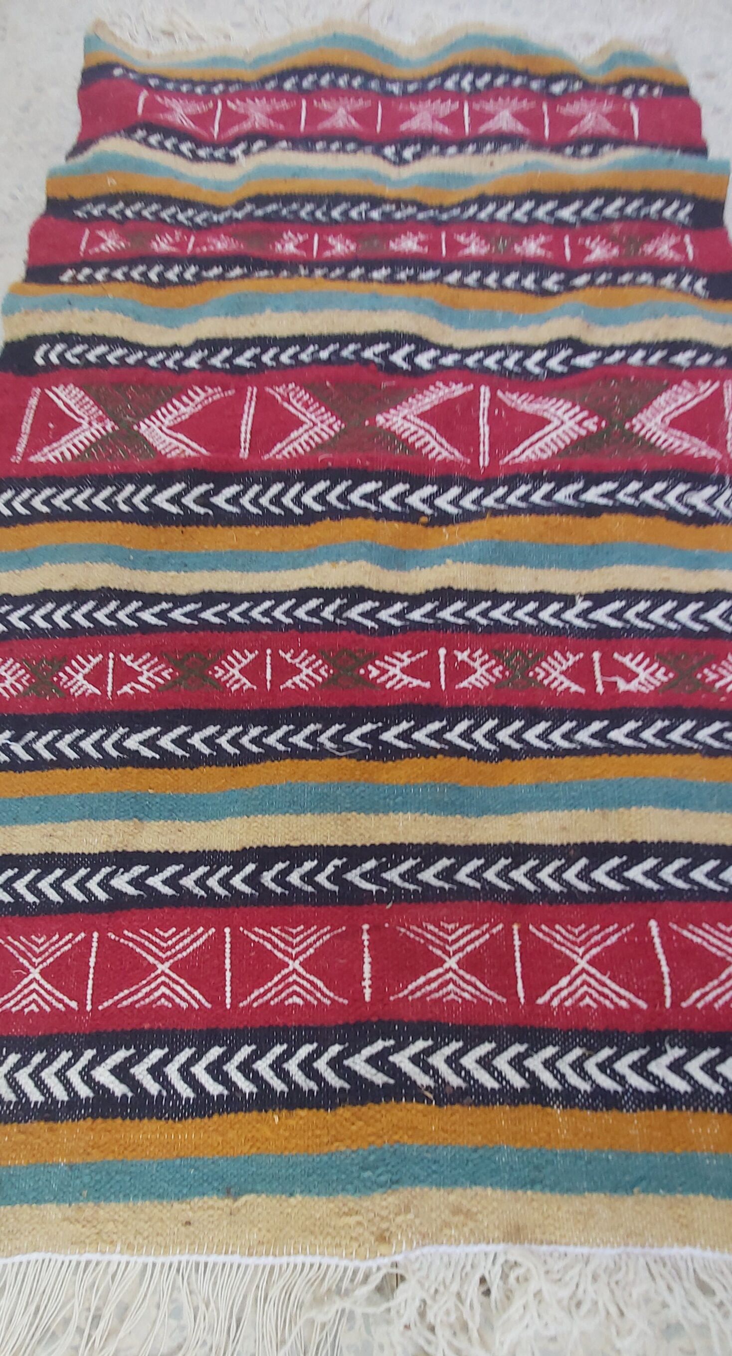Traditional handmade ethnic carpet 100-55cm