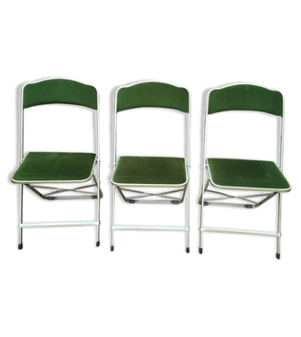 Lot de 3 chaises pliantes vintage | Selency