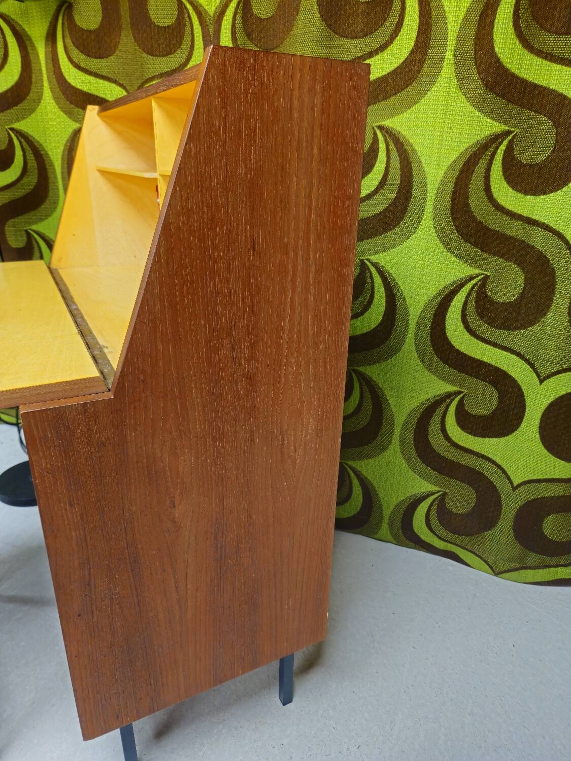 Vintage teak secretary 1970