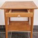 1950s side table with compass legs
