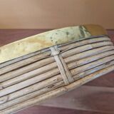 Gabriella Crespi (1922-2017) Rattan basket, tray, centerpiece