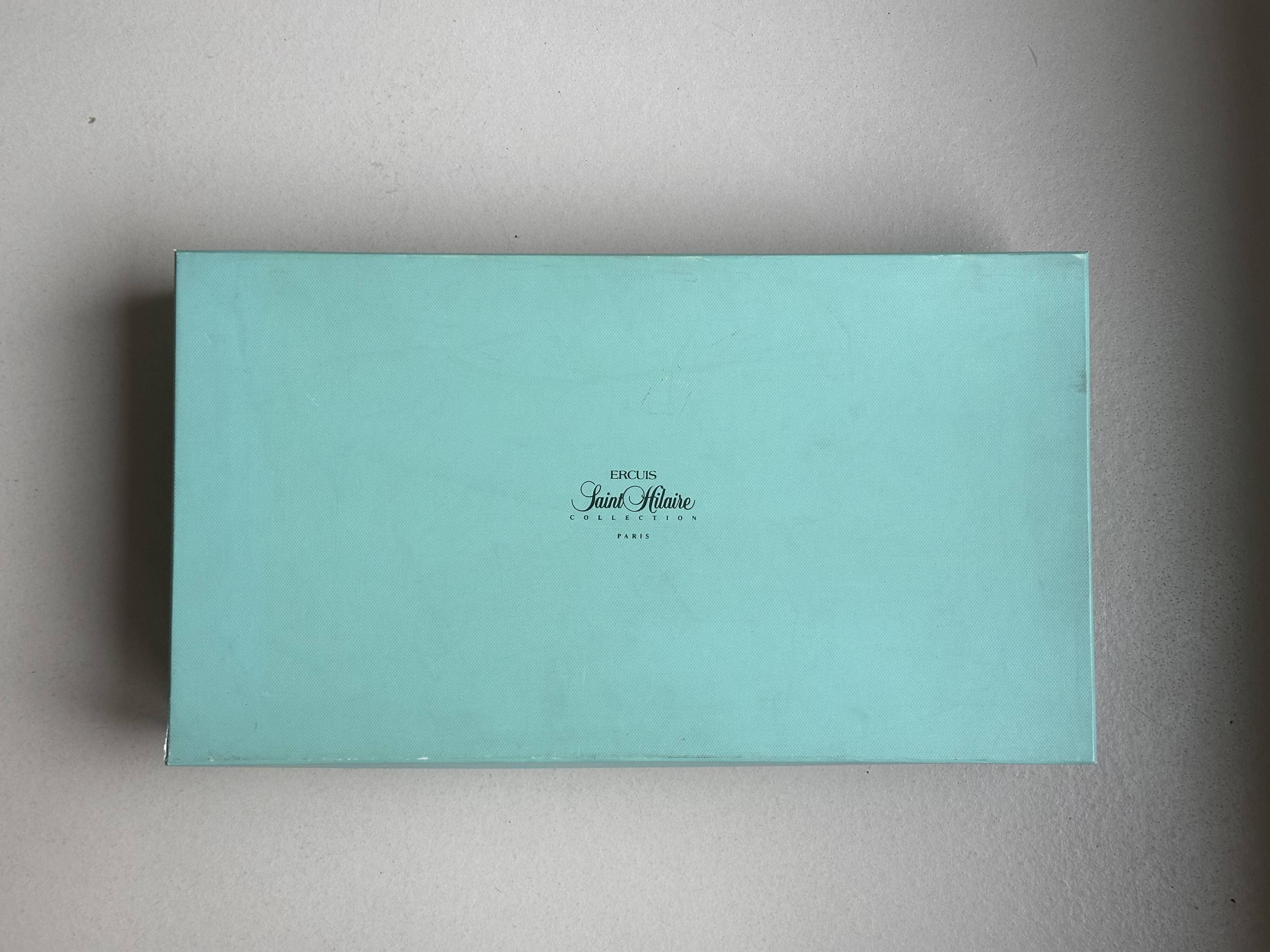 Plate + Presentation tray Saint-Hilaire Ercuis – glass and silver-plated metal