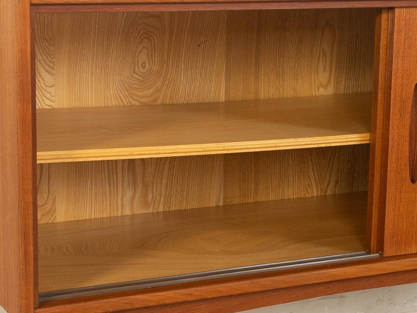 Elegant sideboard from the 1960s, minimalistic with practical storage space