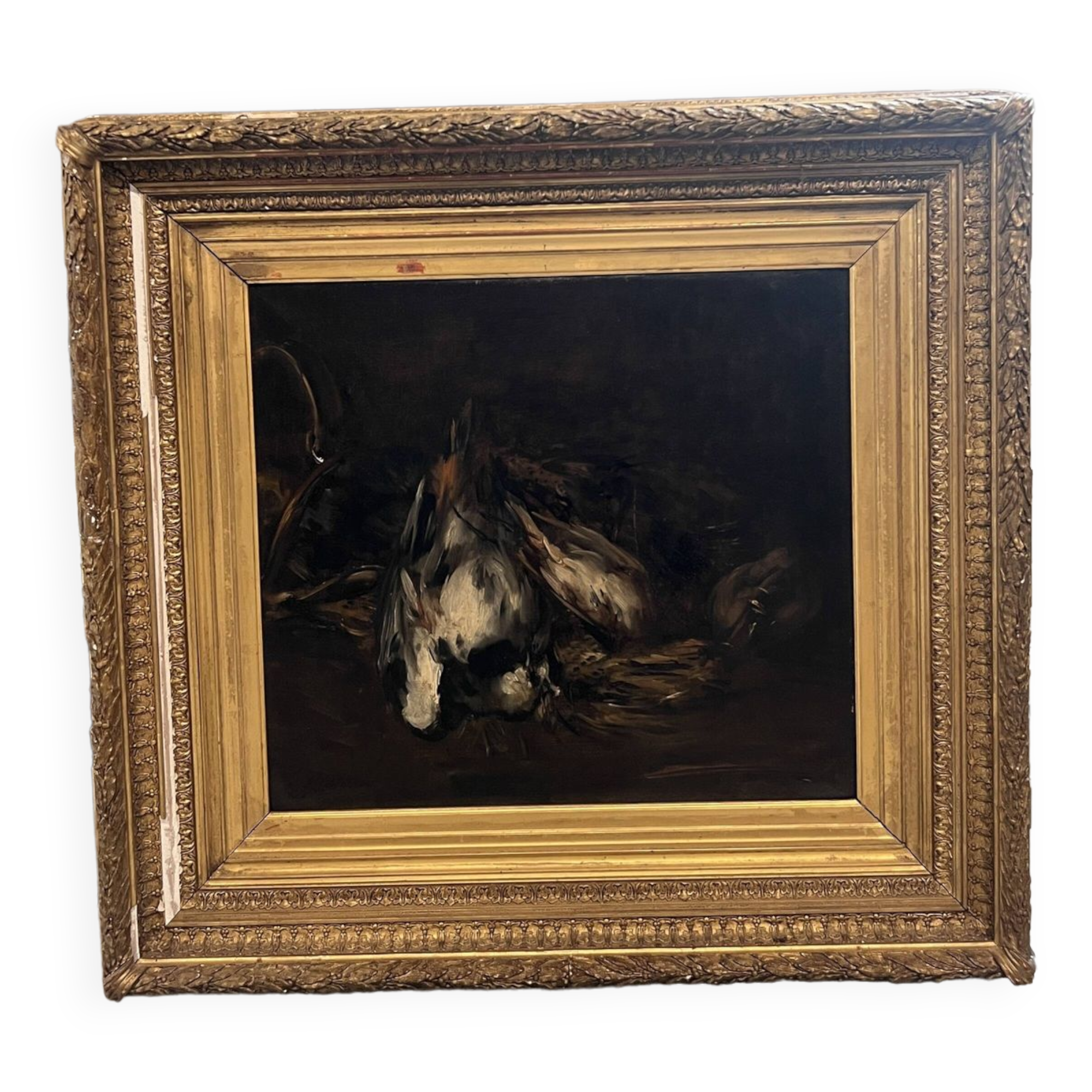 Painting by Antoine Vollon