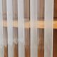 Vintage sideboard wall cabinet with glass sliding doors