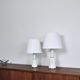 Lampes de table danoises classiques Heiberg en porcelaine