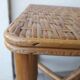 2 tables basses en rotin