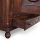 Antique panelled wardrobe from the 19th century.