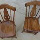 2 Chaises de style western dans leurs patines-Très bon état