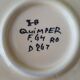 Vintage henriot quimper pie dish