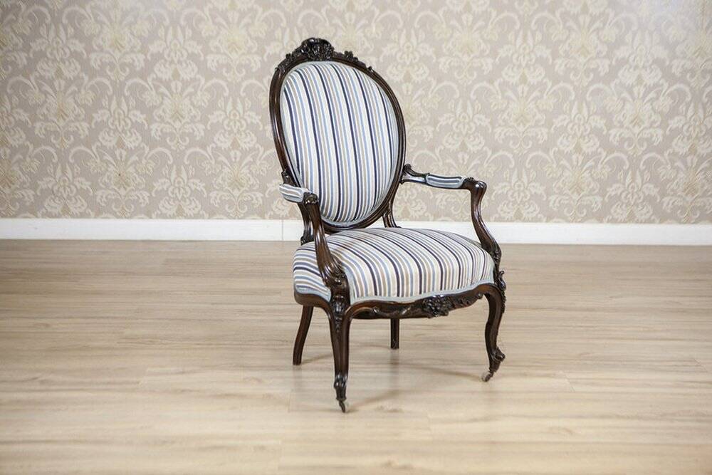 Antique Louis Philippe Style Chair in Mahogany