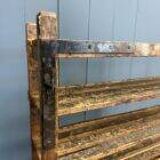 Old wooden shelf from a shoemaker.