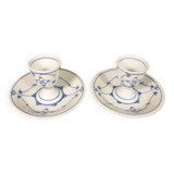 Duo of porcelain egg cups