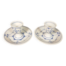 Duo of porcelain egg cups