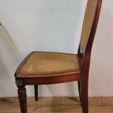 5 Louis XVI style medallion chairs