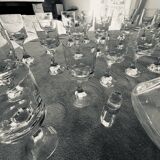 Baccarat Narcisse service (1972): 28 glasses and carafe