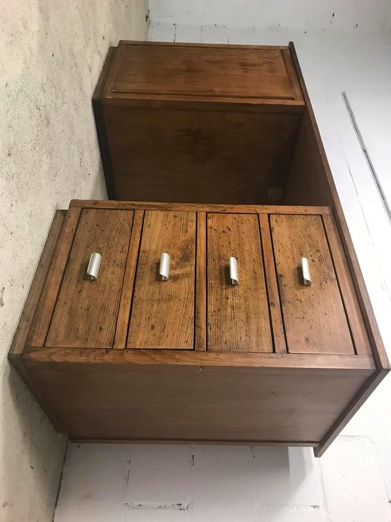 Vintage desk / writing table Old wooden desk 158 x 60 x 80 h