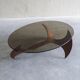 Propeller oval coffee table by Knut Hesterberg for Ronald Schmitt