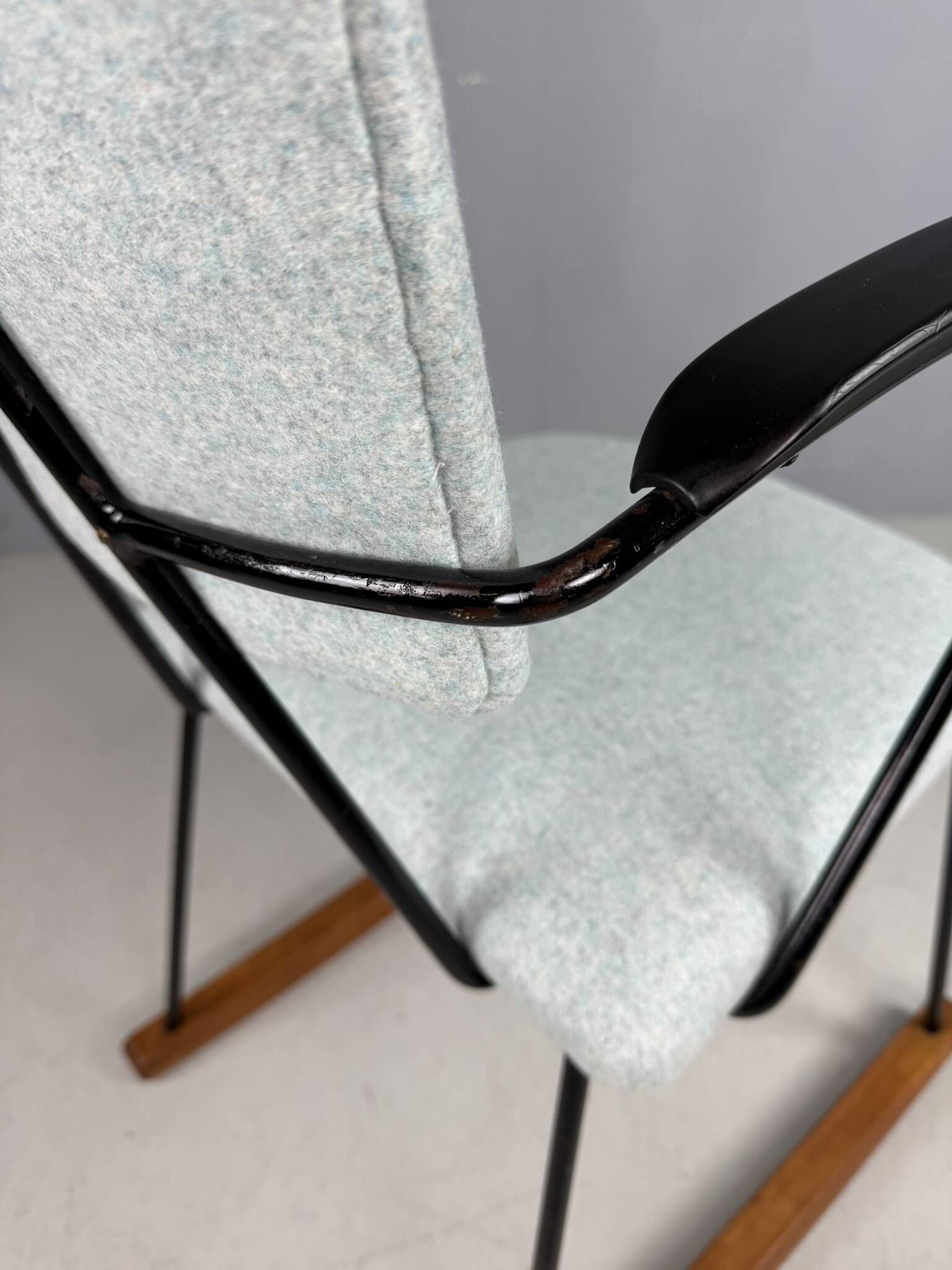 Rare Kembo rocking chair by WH Gispen, 1950s Netherlands
