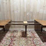 Oval dining table from the Art Deco period