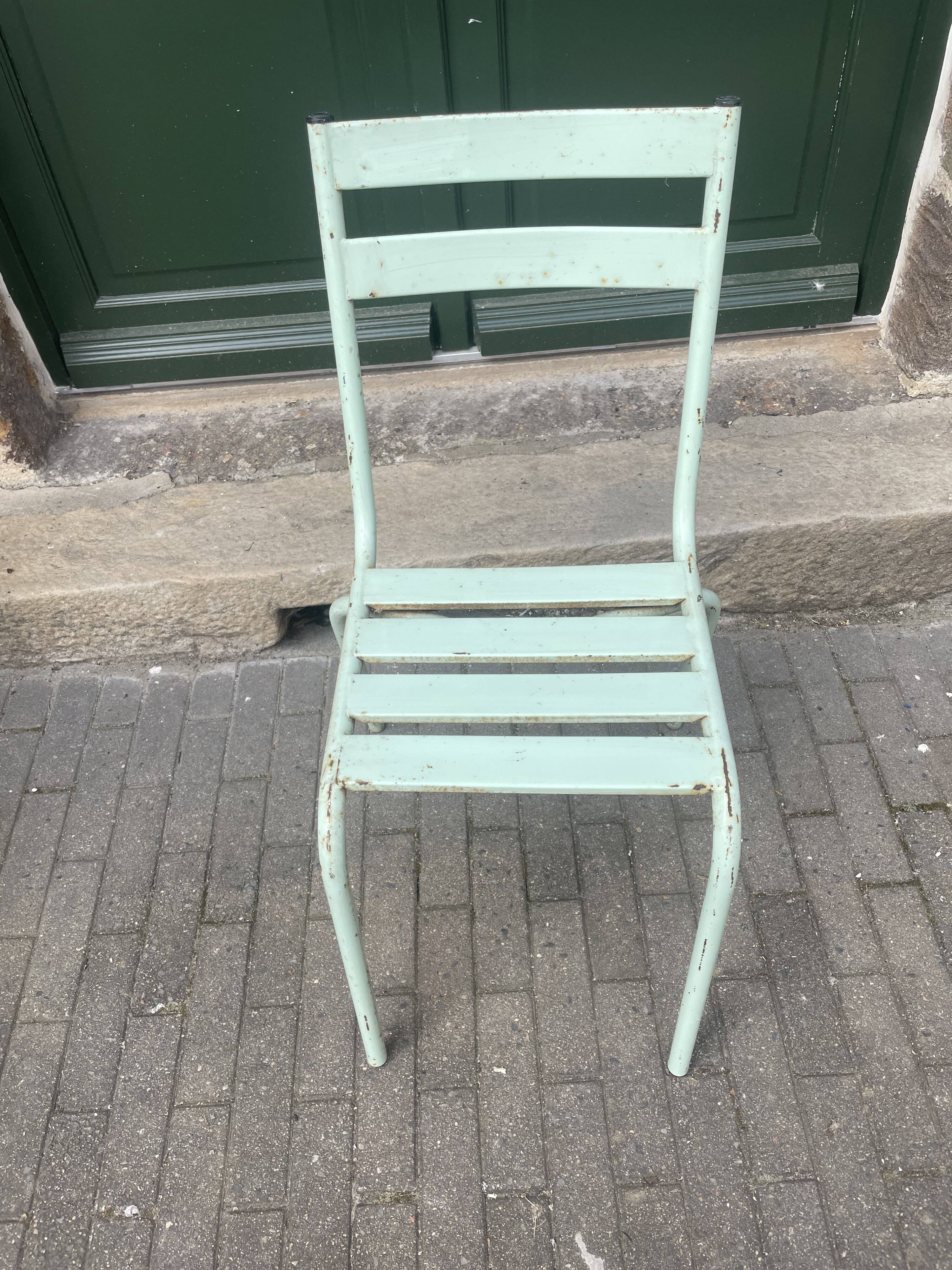 30 vintage art-prod metal terrace chairs