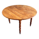 Dining table with 2 wooden leaves ⌀ 120 cm
