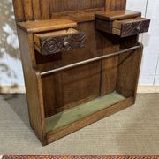 1930s Art Deco oak wardrobe