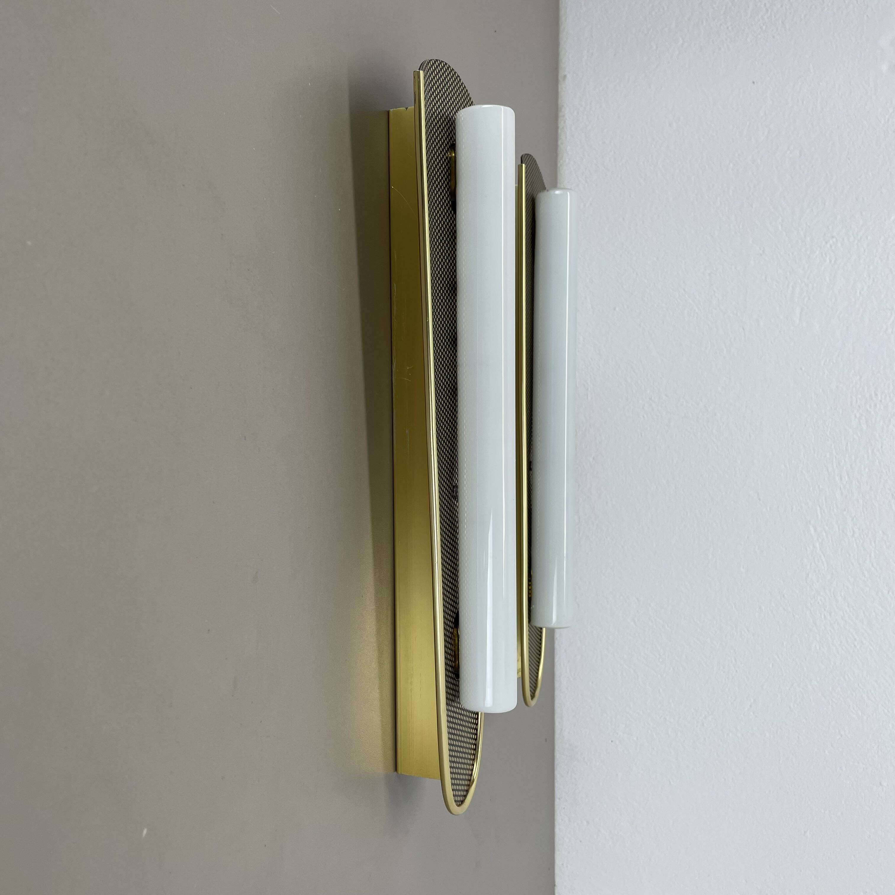 set of 2 large 37cm "honeycomb" theatre Wall Light elements, Germany, 1950