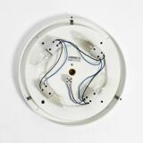 Stunning 1960s illuminated Limburg crystal glass wall mirror