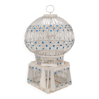 Large Tunisian bird cage Sidi Bou Saïd H45cm