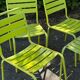 Metal chairs
