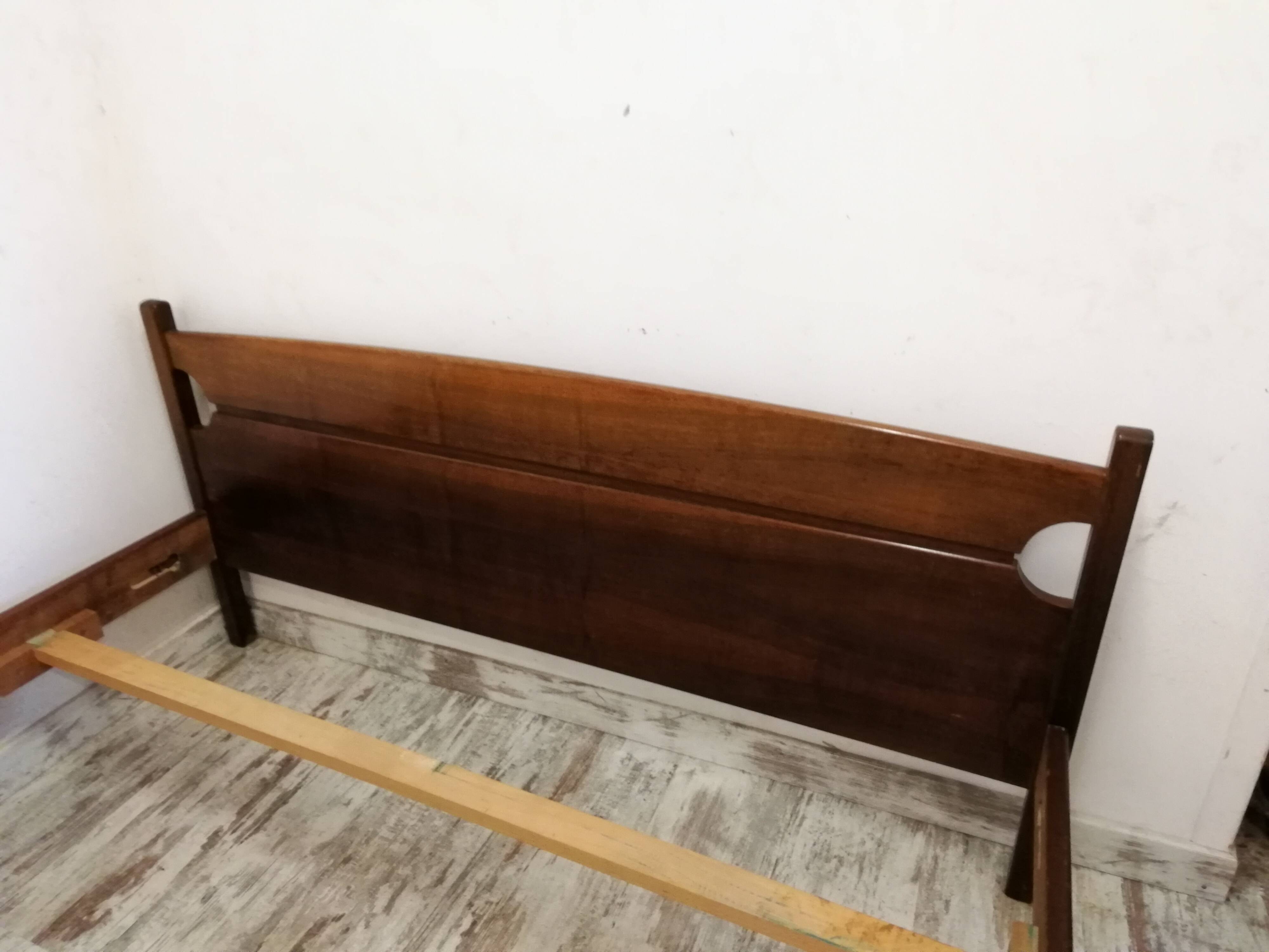 Scandinavian rosewood bed