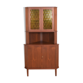 Danish teak corner cabinet