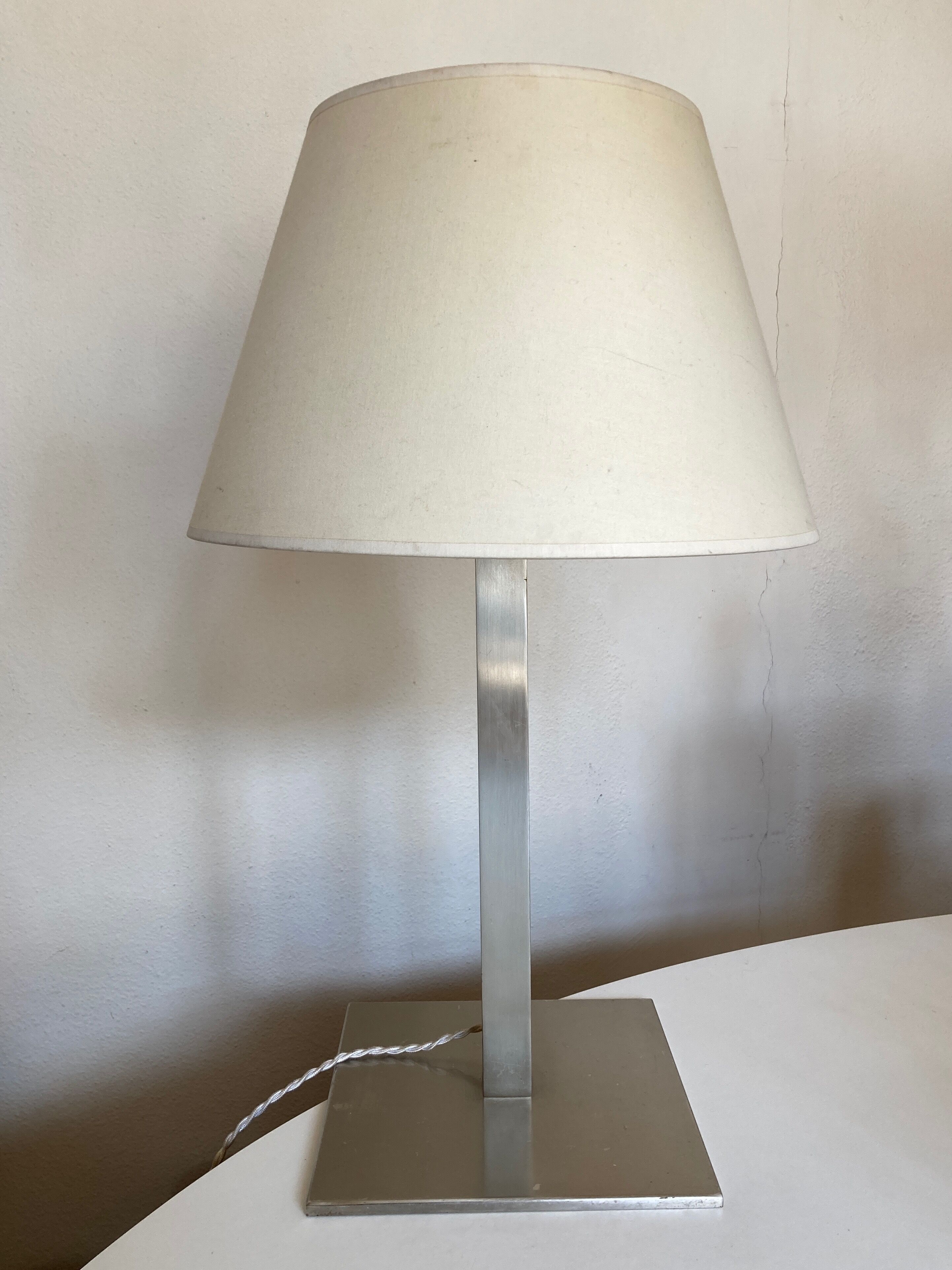 1970 steel living room lamp