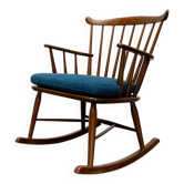 Mid-century rocking chair by Børge Mogensen for FDB Møbler, 1960s