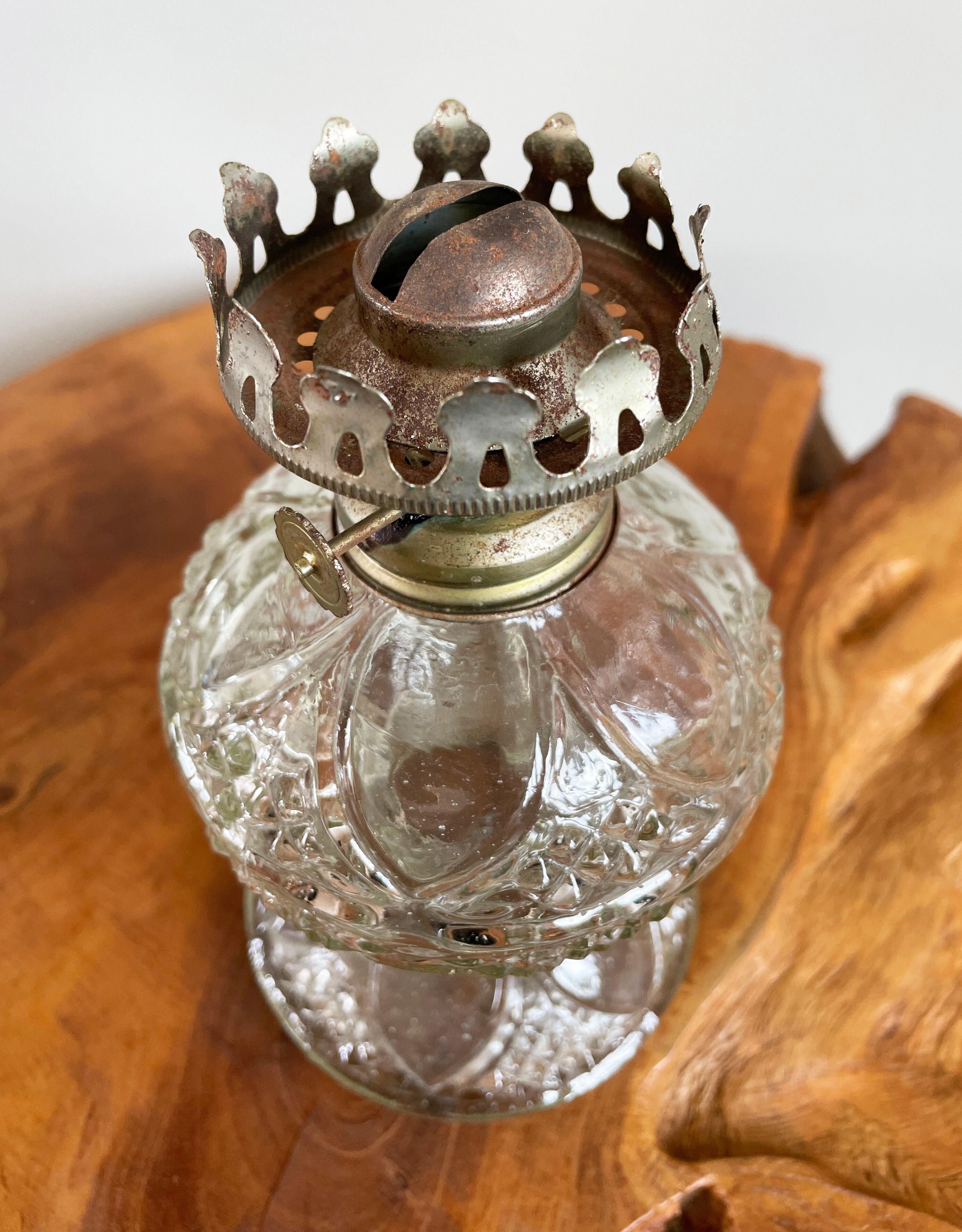 Set of 2 Hong Kong Vintage Oil Lamps
