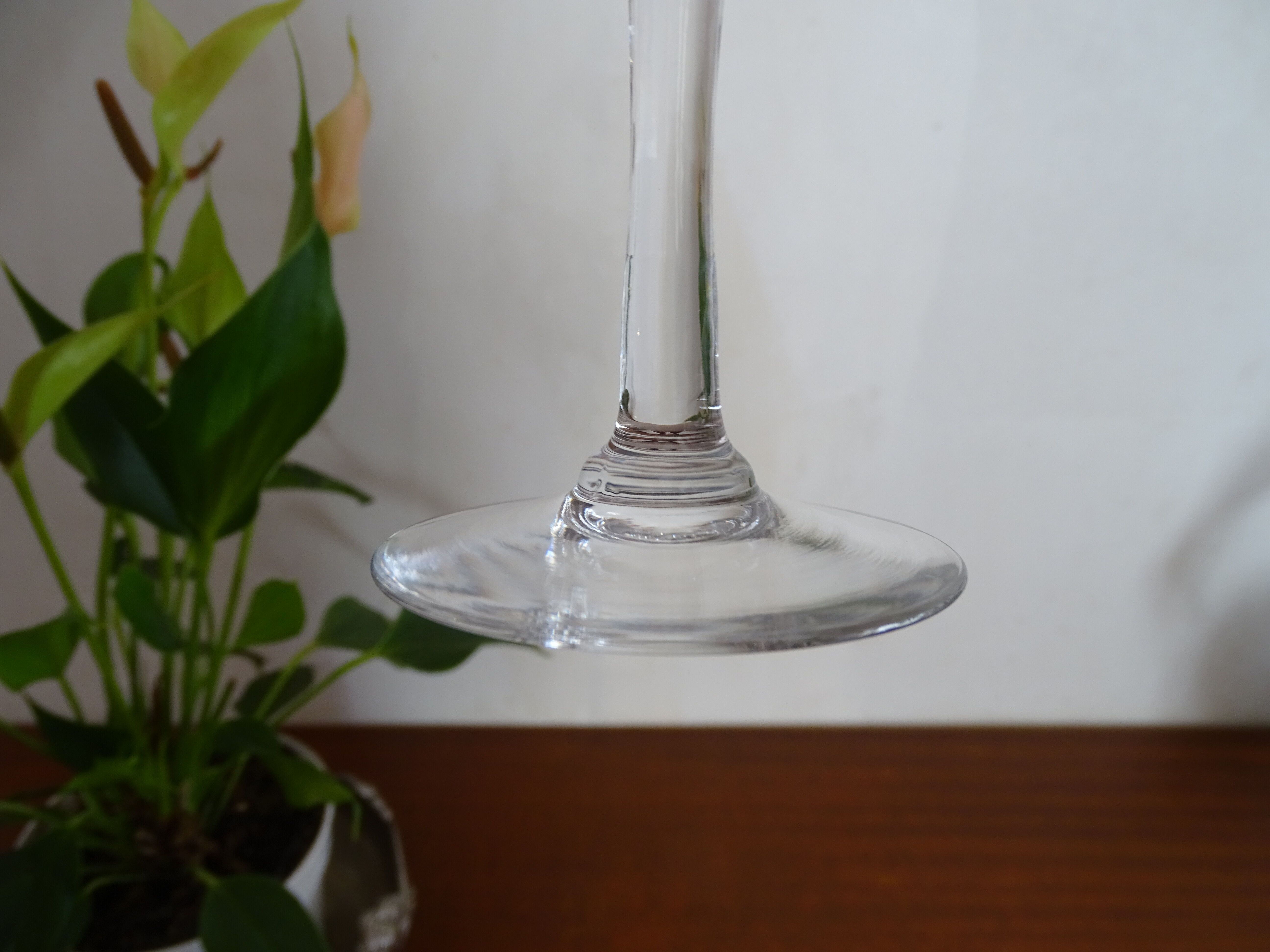 10 glasses champagne crystal Saint Louis - Model Manon- 12 cm