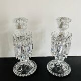 Baccarat pair of Thor model candlesticks